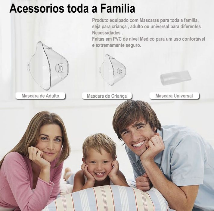 Nebulizador NOVO Portatil ultrasonico criança bebe adulto idosos USB