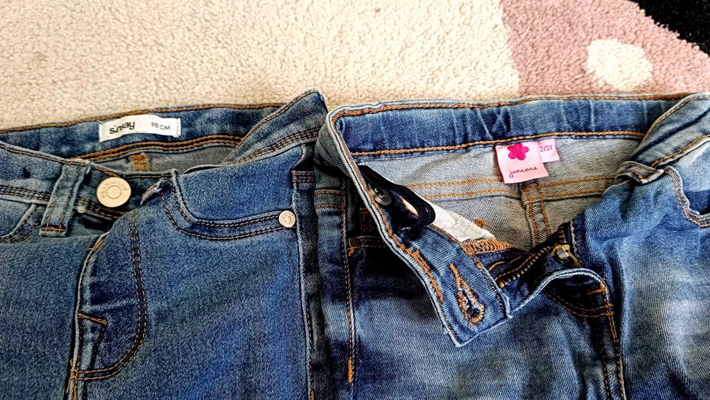 Jeansy legginsy rozmiar 98