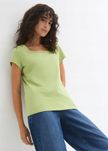 B.P.C t-shirt damski zielony gruszkowy bawełniany ^40/42
