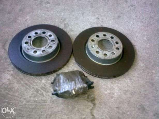 jogo de discos e calços da frente Seat Lion 2007, de origem