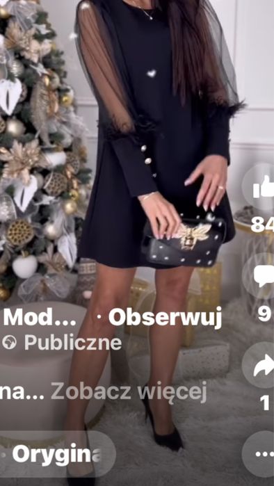 Nowa sukienka wizytowa rozm 38