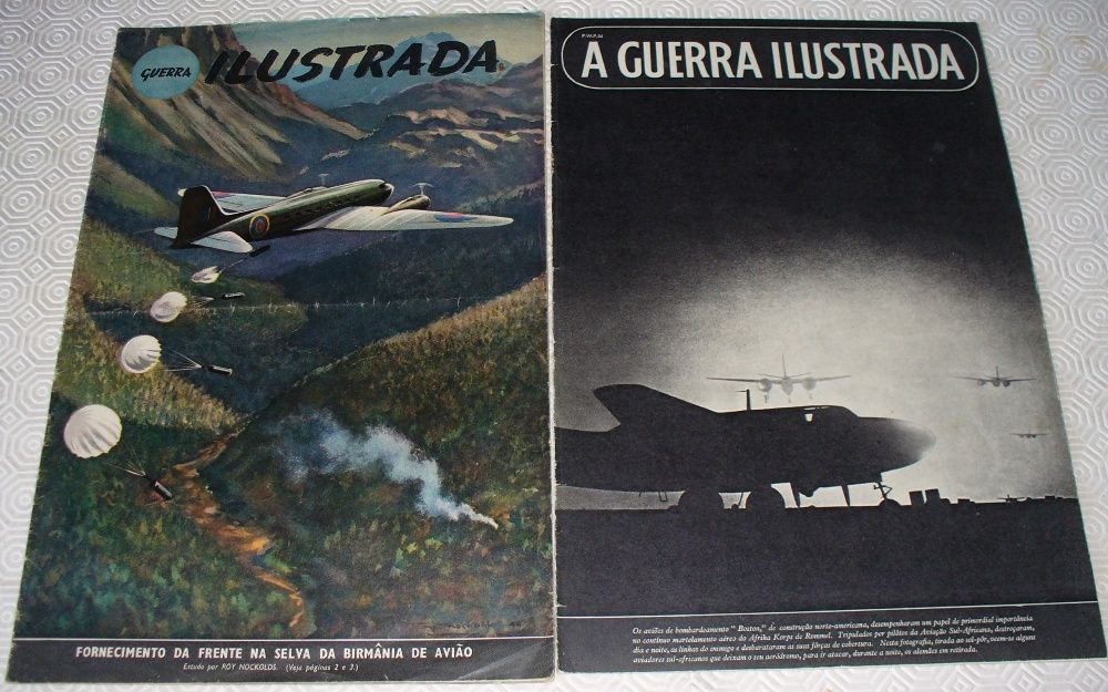 A Guerra Ilustrada - várias revistas 2ª Guerra Mundial