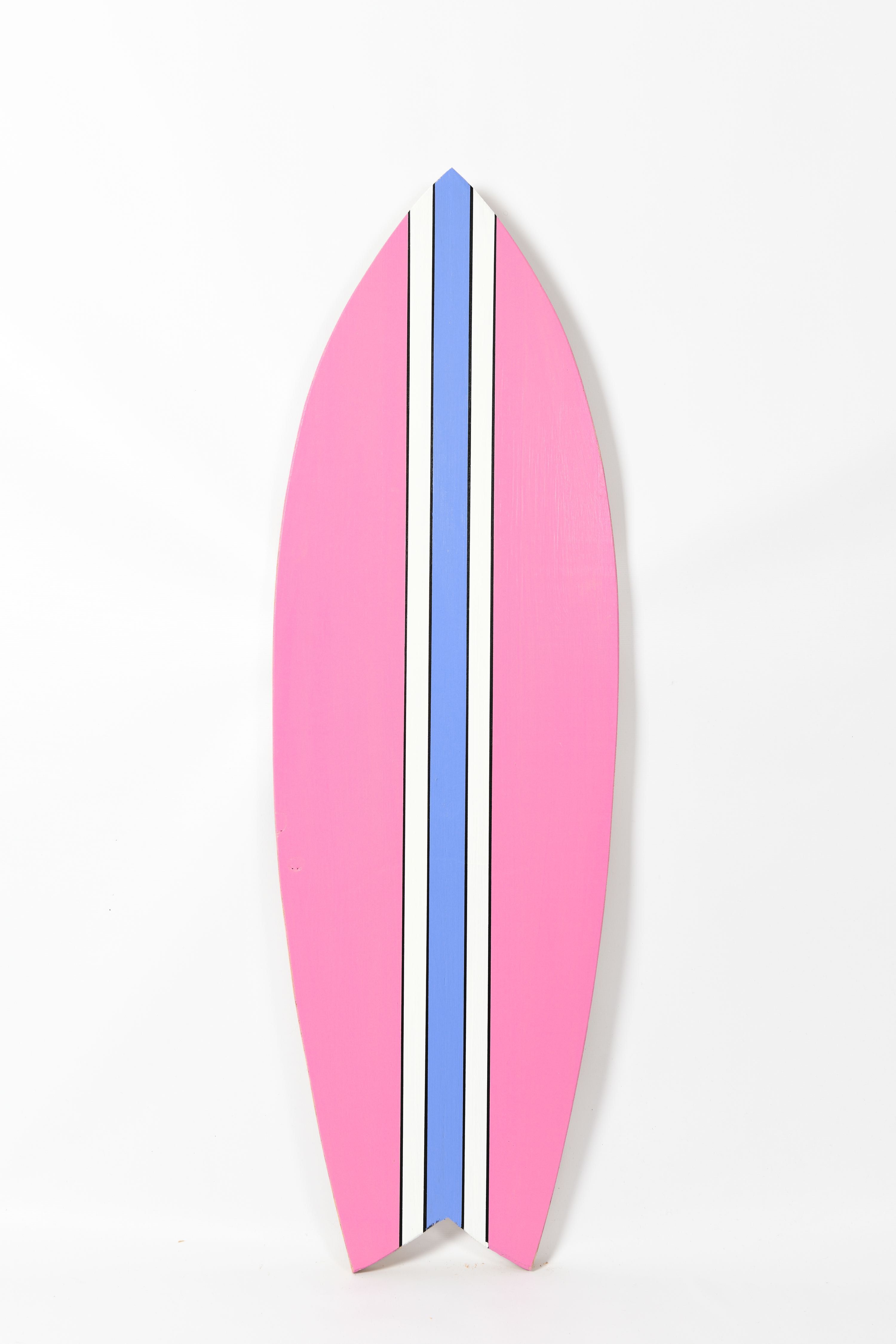 Surfboard wood decoração