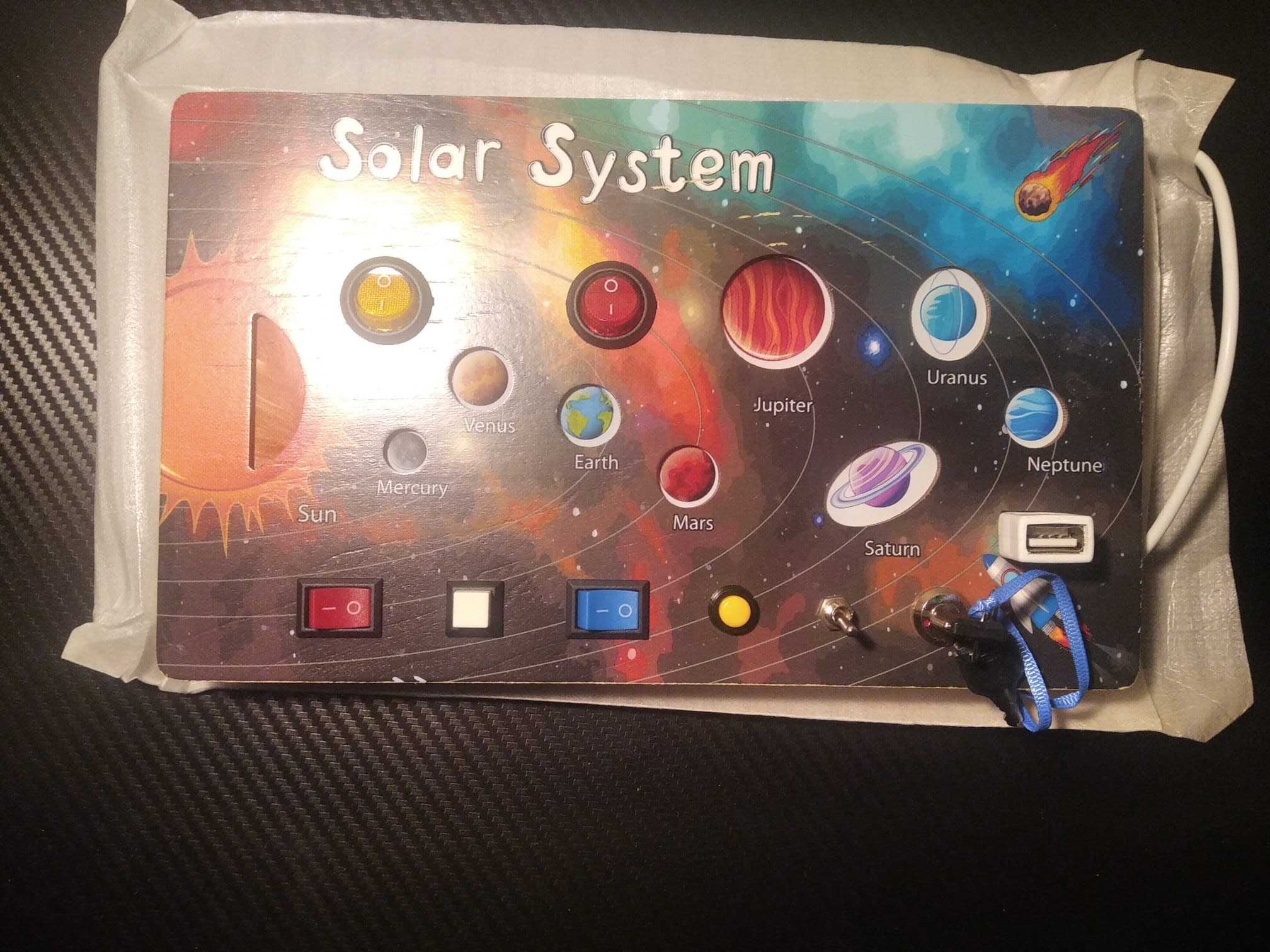 Deska sensoryczna Solar, planety