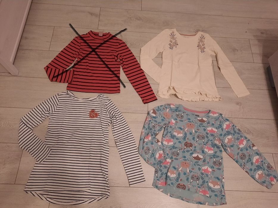 Bluzeczki dla dziewczynki r. 128/134