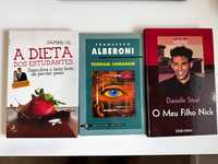 Cj 3 livros: Dieta dos Estudantes,Meu filho Nick,Tenham Coragem