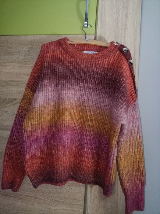 Ciepły sweter damski xxl