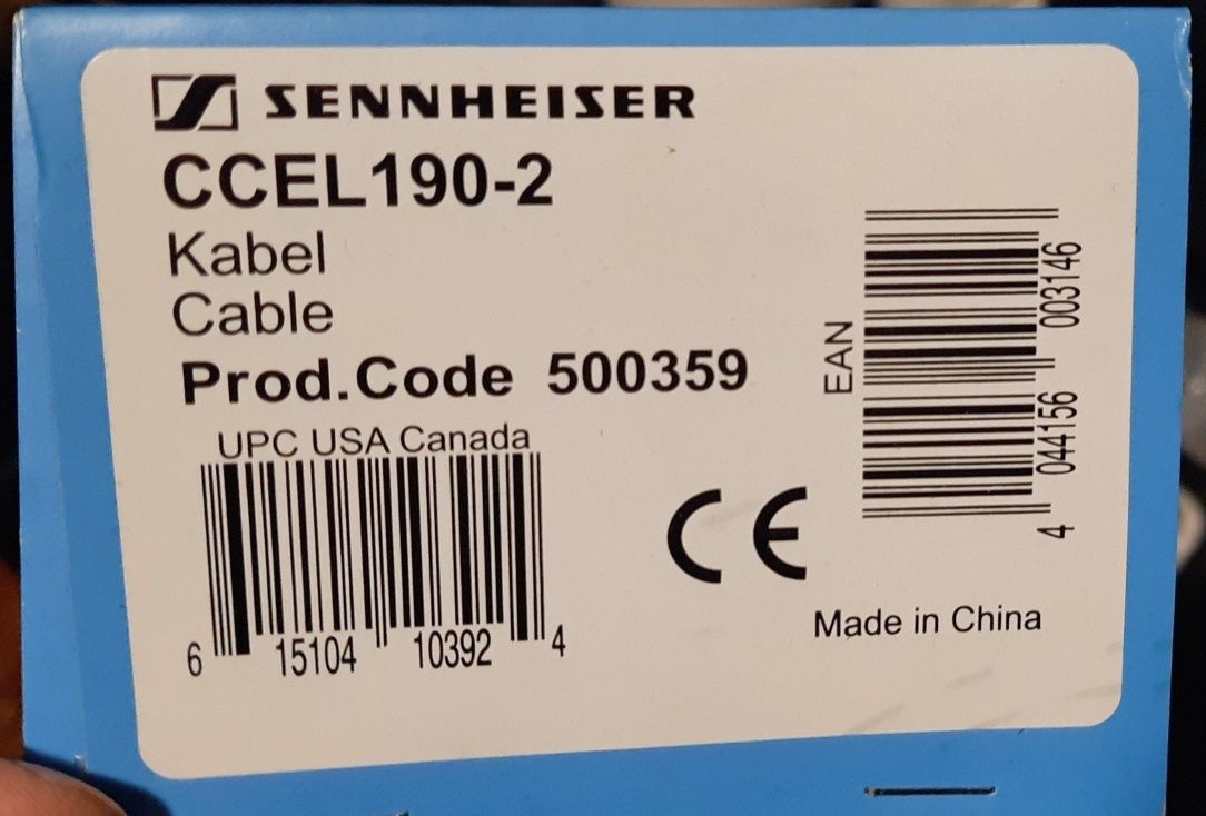 Sennheiser - kabel przyłączeniowy CCEL 190-2 (jack 2.5mm)