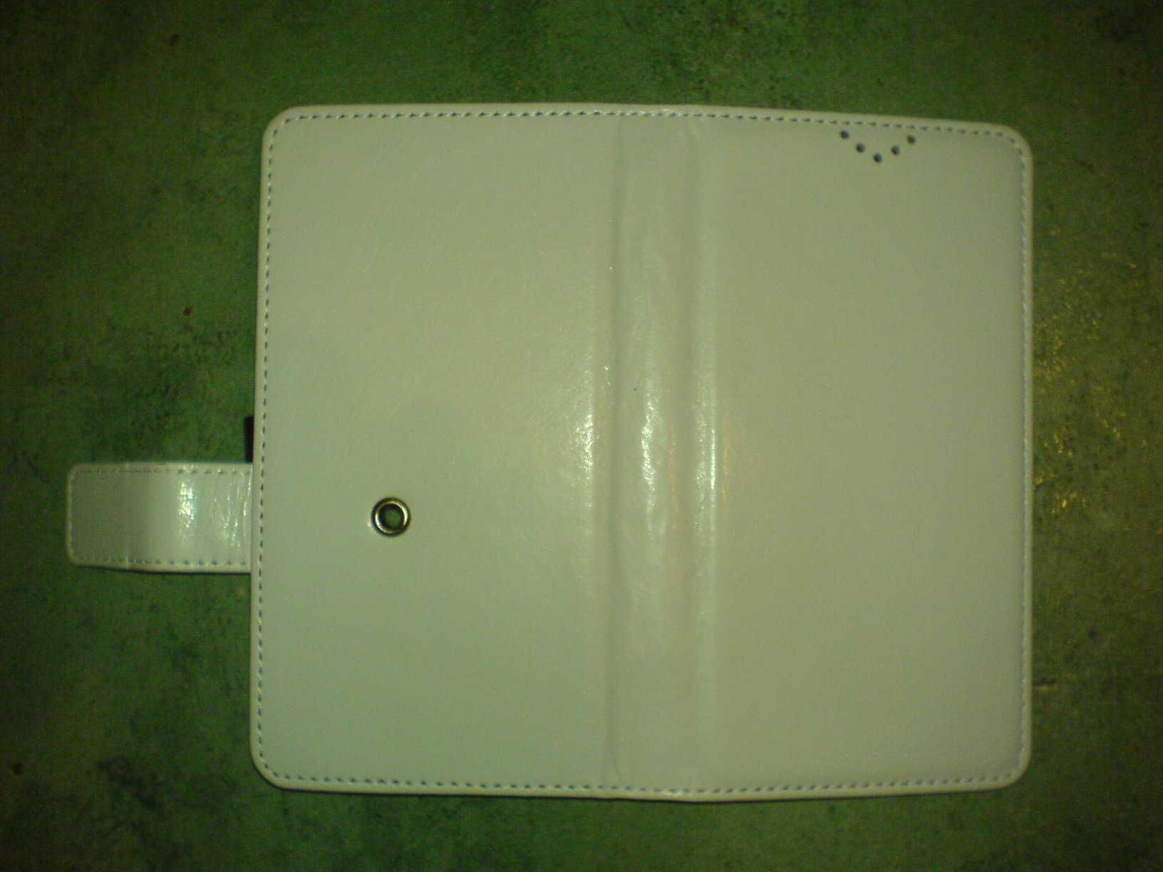 KABURA ETUI Z KLAPKĄ do Smartfona szer.6-8 wys.15 cm Biała nowa opakow