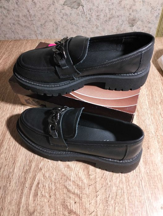 Лофери туфлі шкіряні