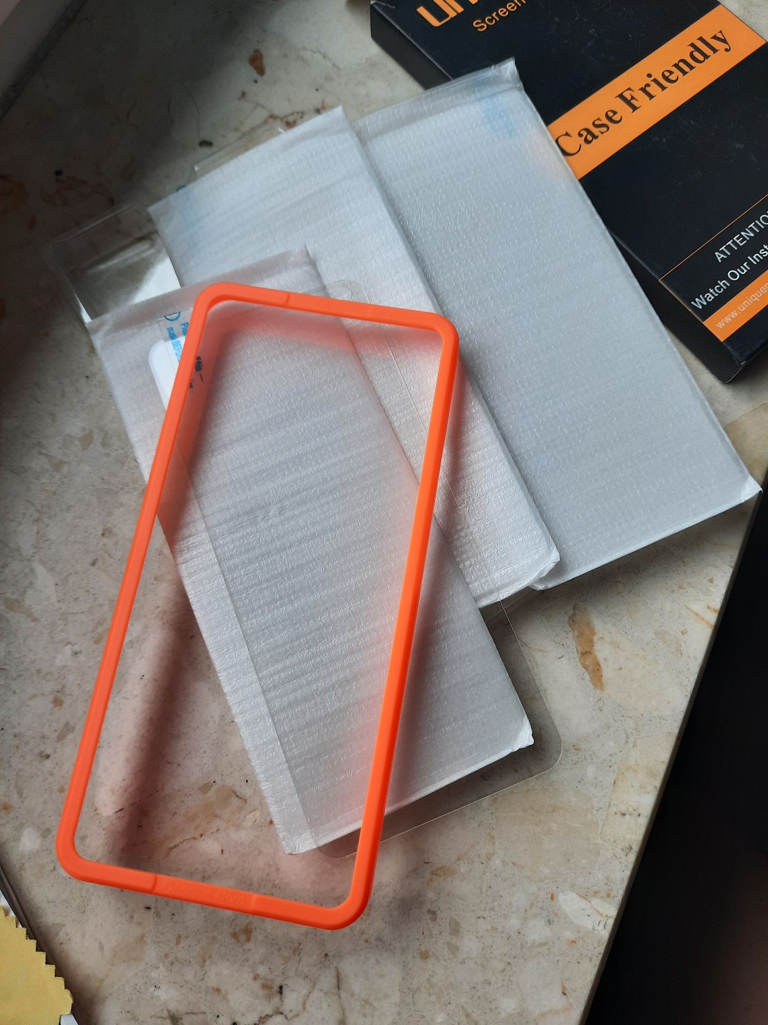 Szkło hartowane na OnePlus Nord  3szt z ramką do montażu
