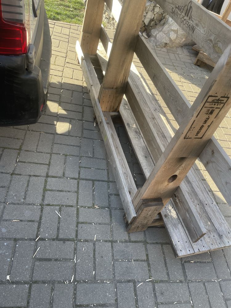 Stojak do transportu okien i szyb