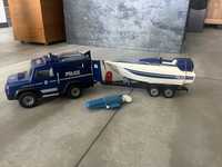 zestaw playmobil city action 5187 policja pojazd z łodzia