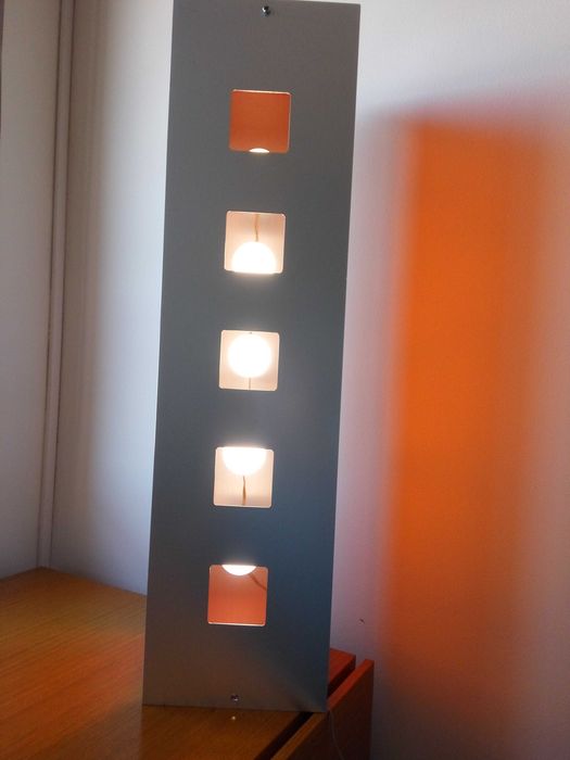 Candeeiro  Vintage Acrílico/Alumínio