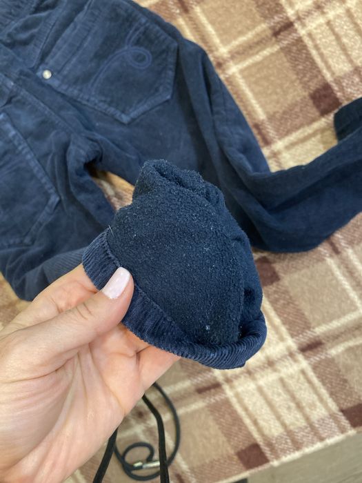 Джинсы на флисе , утепленные . Вильветовые штаны