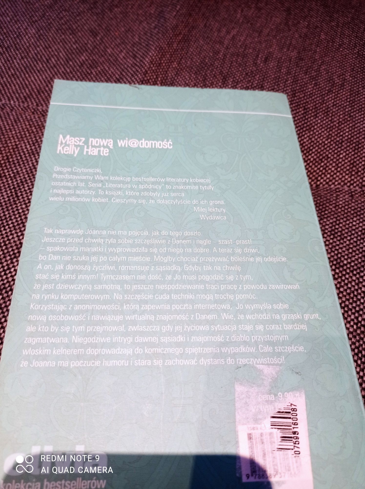 "Masz nowa wiadomość" Kelly Harte