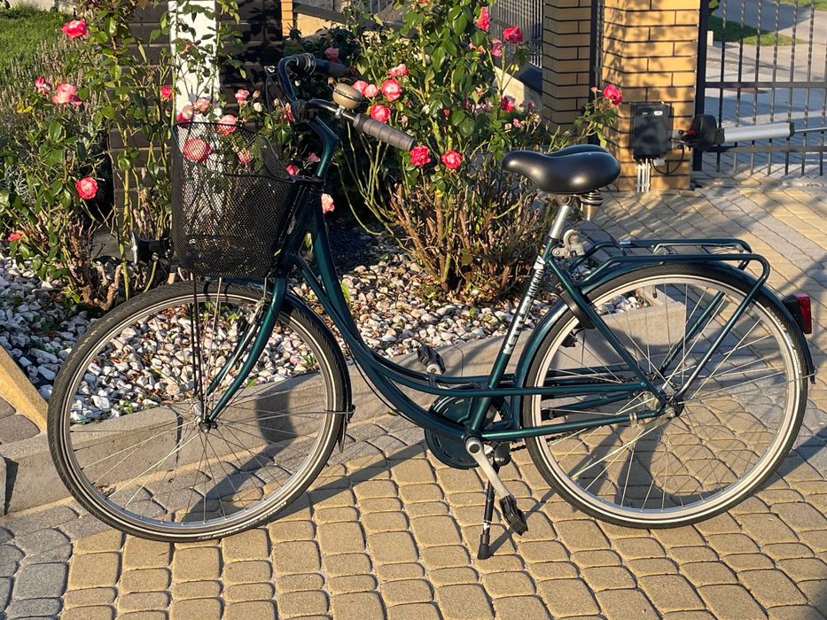 Rower damski z koszyczkiem
