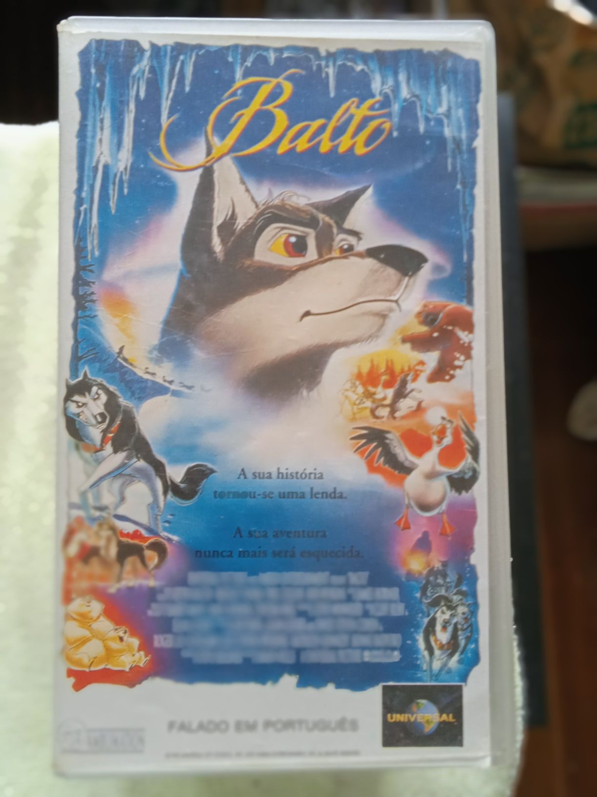Lote de 4 vhs infantl originais