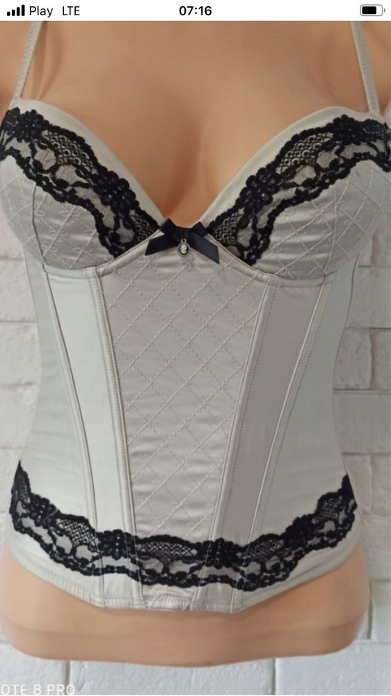Gorset ecru H&M  r. 36