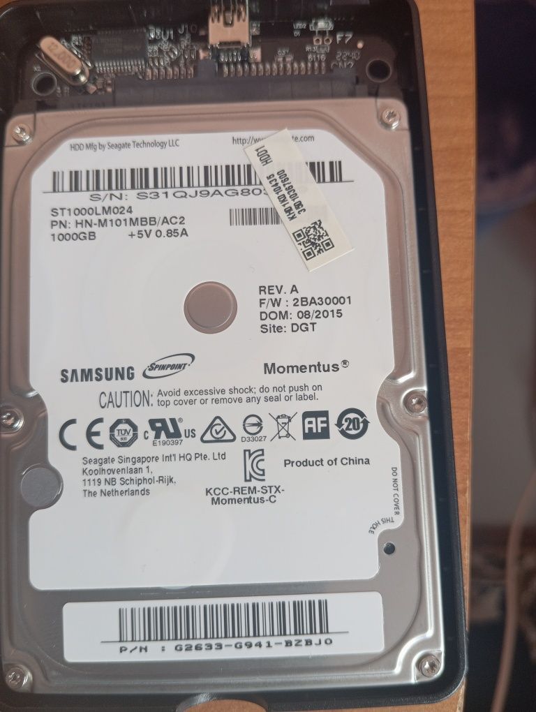 Dysk HDD zewnętrzny 1tb 1000gb