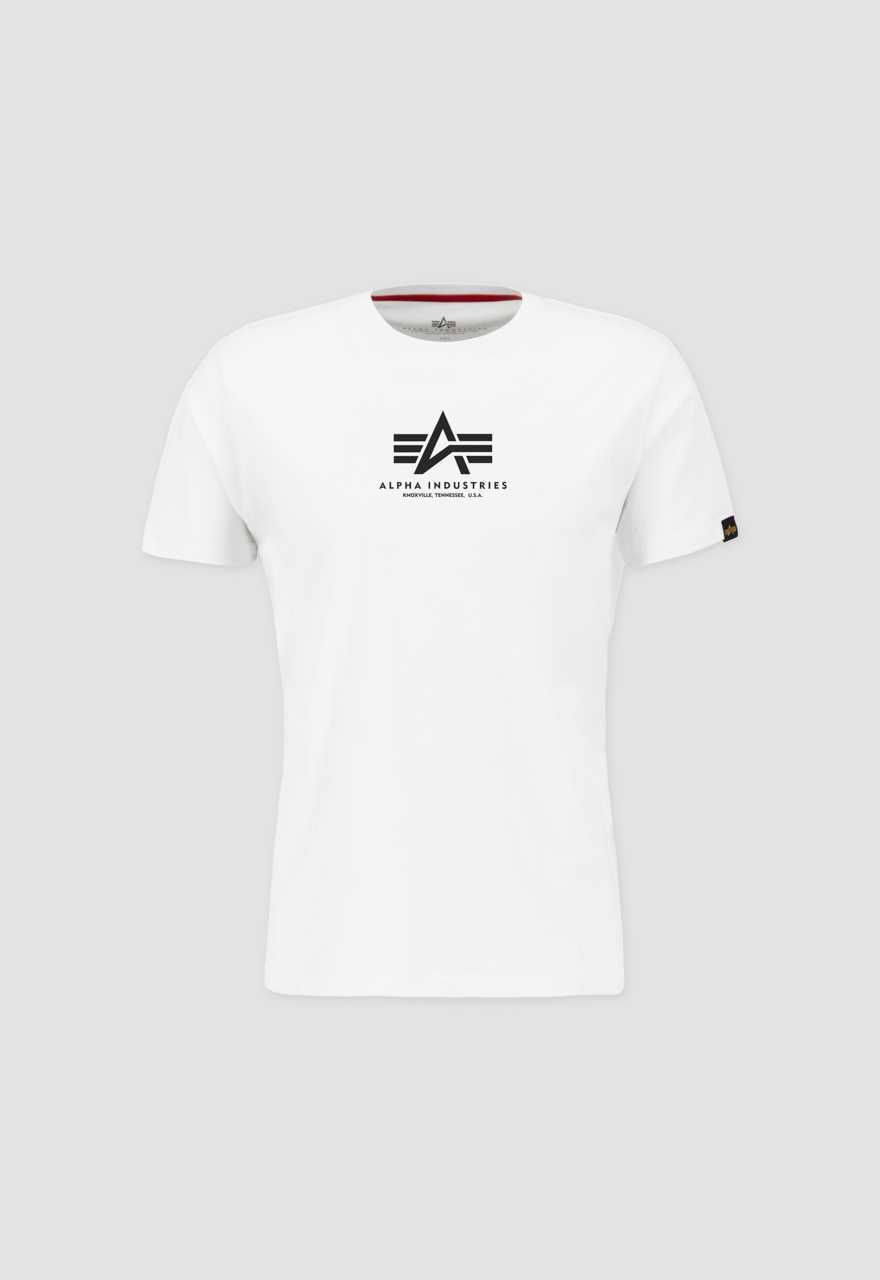 Alpha Industries t-shirt BASIC T ML 118533 biały