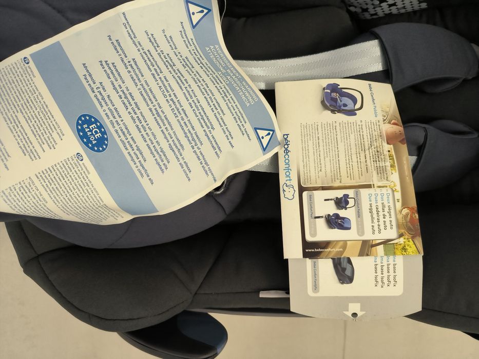 Cadeira auto bebecar, espreguiçadeira e carrinho Novo