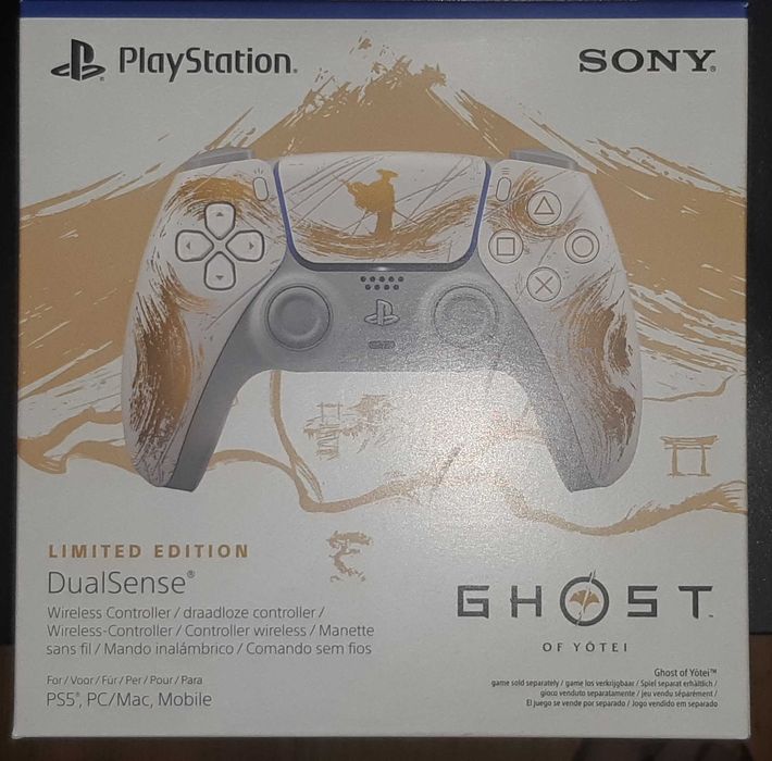 DualSense "Ghost of Yotei" Edição Limitada Gold