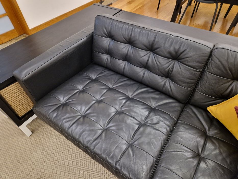 Conjunto IKEA KALLAX + Cestos — Preto/branco — Excelente estado