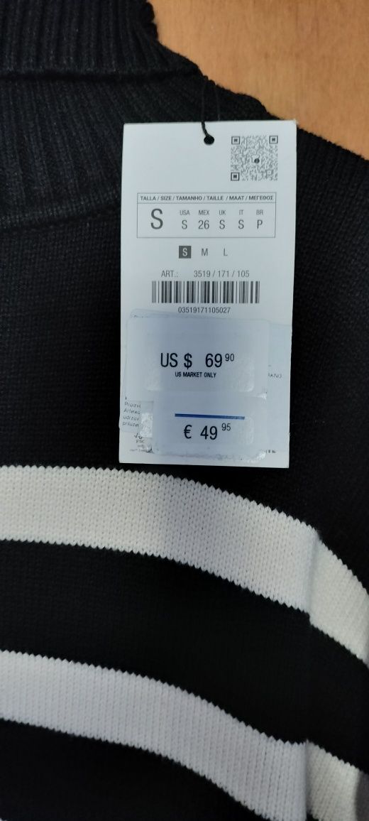 Vestido de malha da Zara
