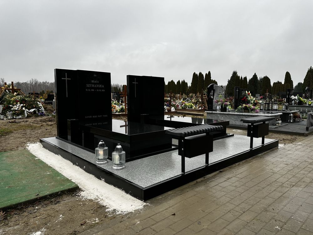 Nagrobki, pomniki, podnoszenia, rozbiórki, parapety, blaty MSTONE ŁÓDŹ