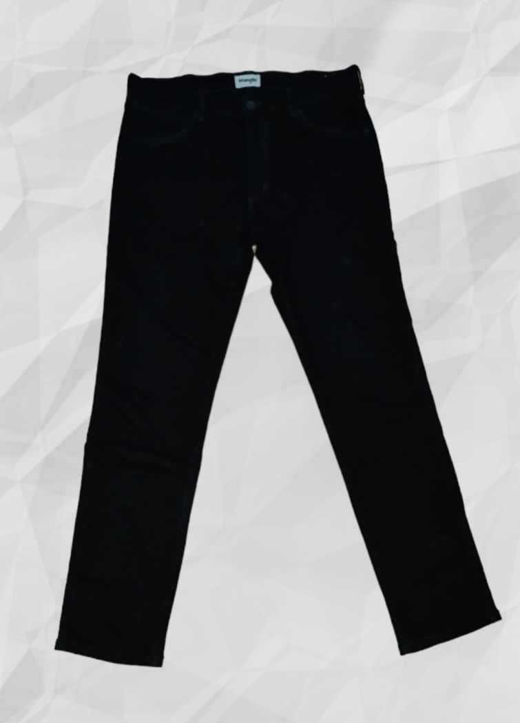 jeansy czarne wrangler