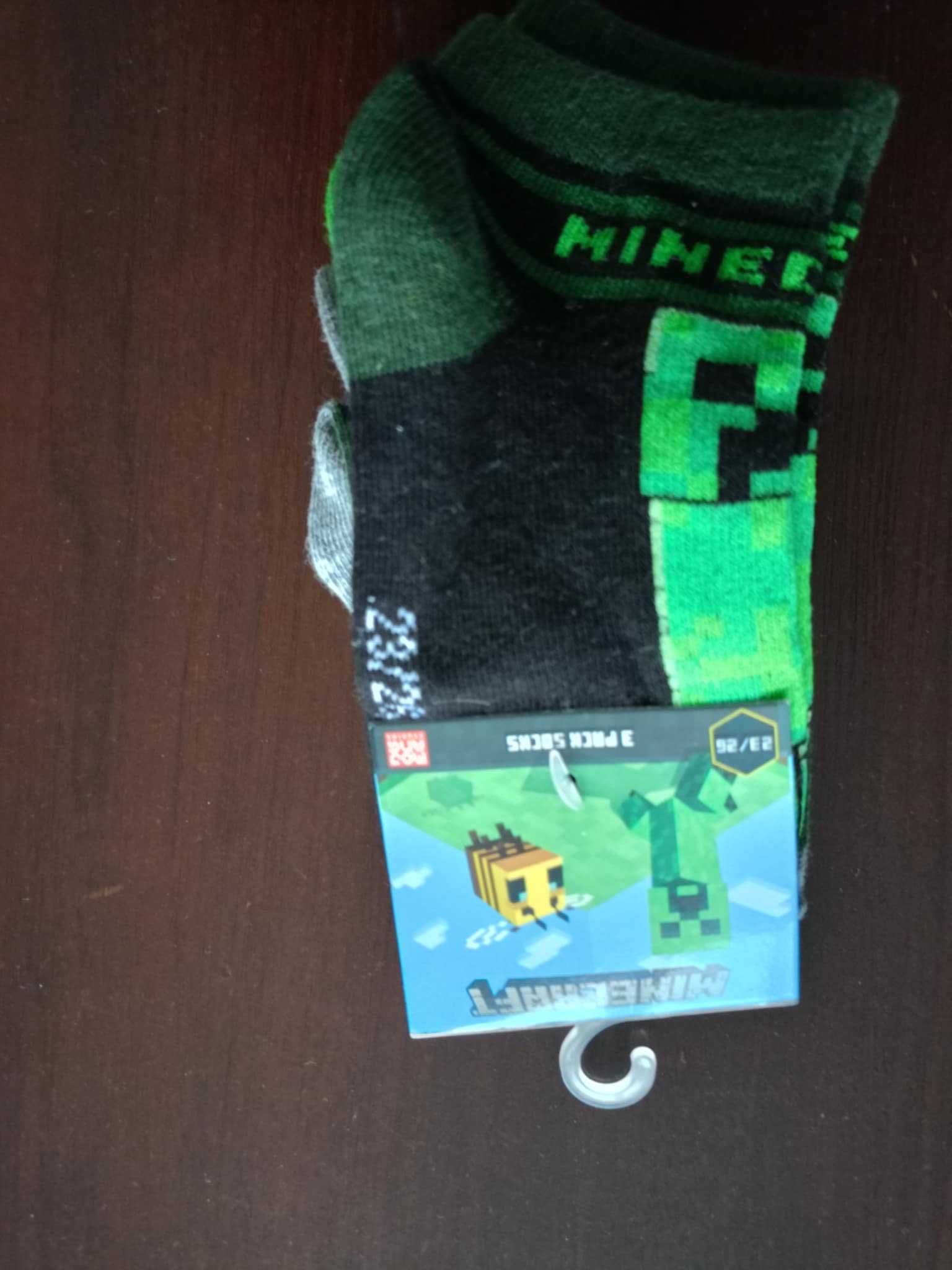 Skarpetki rozmiar 23/26 Minecraft
