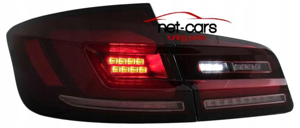 Lampy tylne BMW 5 F10 M5 -17 Neon LED wzór G30 Red