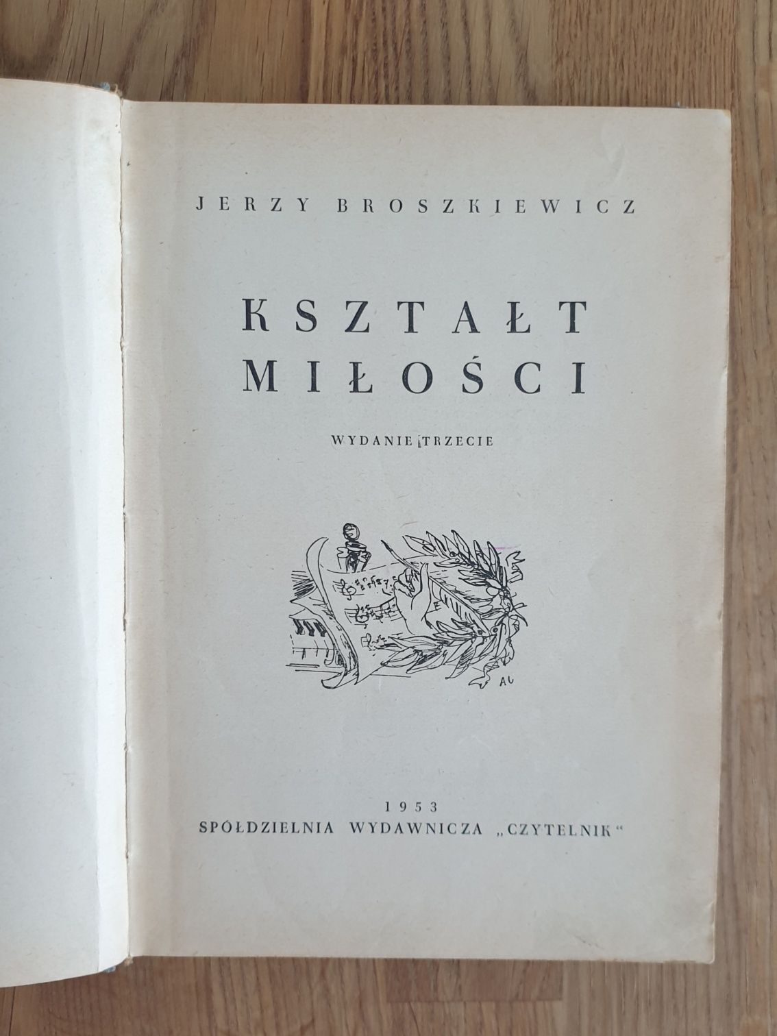 Kształt miłości, Jerzy Broszkiewicz