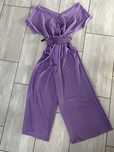 Komplet muslinowy 36/38 fiolet lato