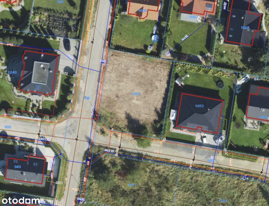 Na sprzedaż — działka budowlana 820 m² Osiedle Chynów, Zielona Góra