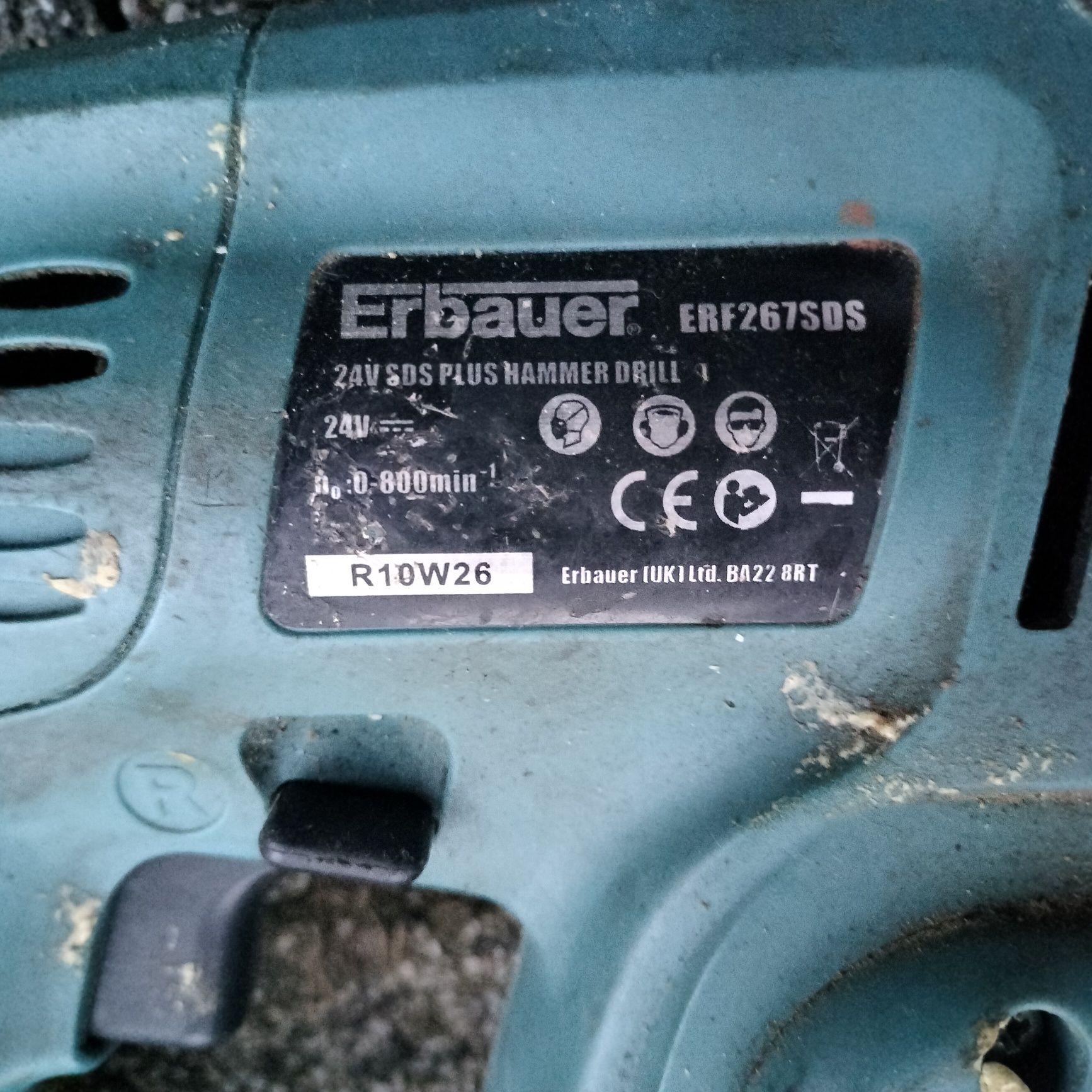 Młotowiertarka Erbauer erf 267 SDS Plus 750 W