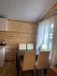 Domki holenderskie drewniane nad morzem,  Skalno