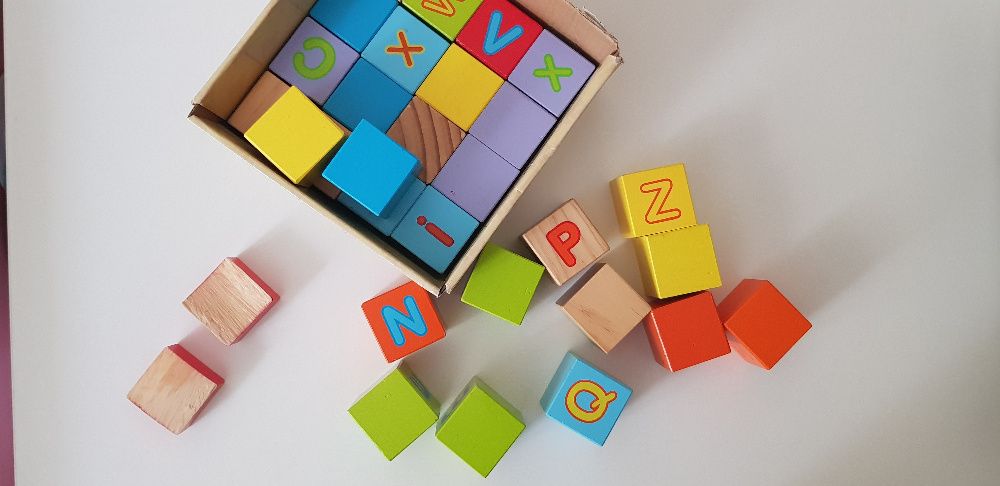 Smiki klocki z literkami, 30 elementów
