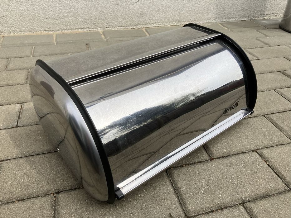 Chlebak metalowy Domotti kolor INOX