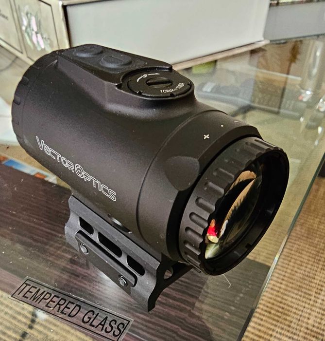 Vector Optics Paragon 3x18 Micro Prism Scope Mira para Caça ou Airsoft