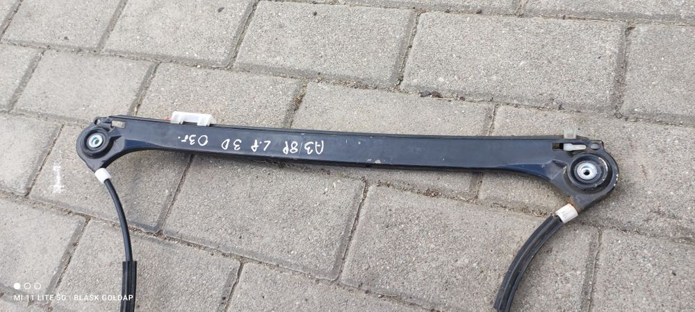 Podnośnik Szyby Lewy Przód Audi A3 8P 2.0 TDI 3D 2003 Blask Gołdap