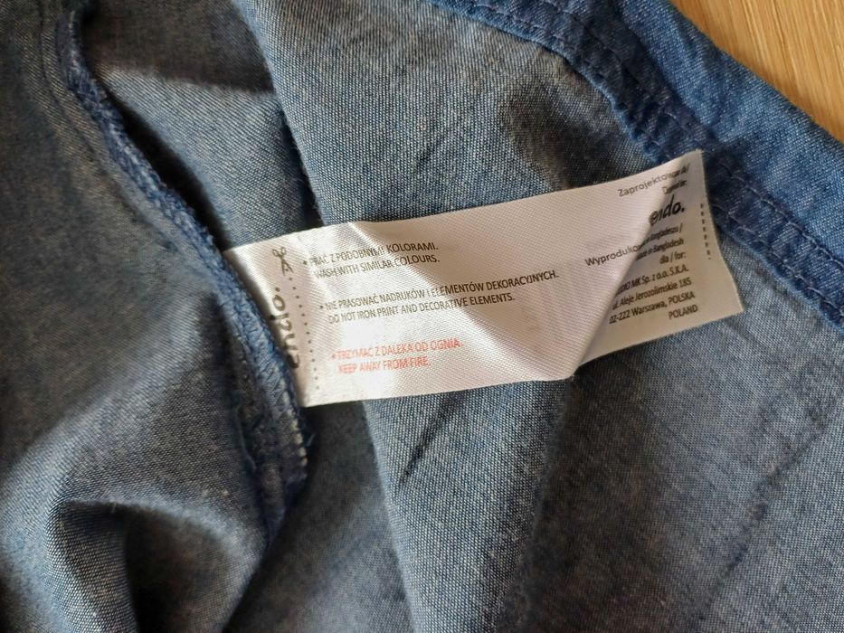 Sukienka jeansowa endo rozmiar 122