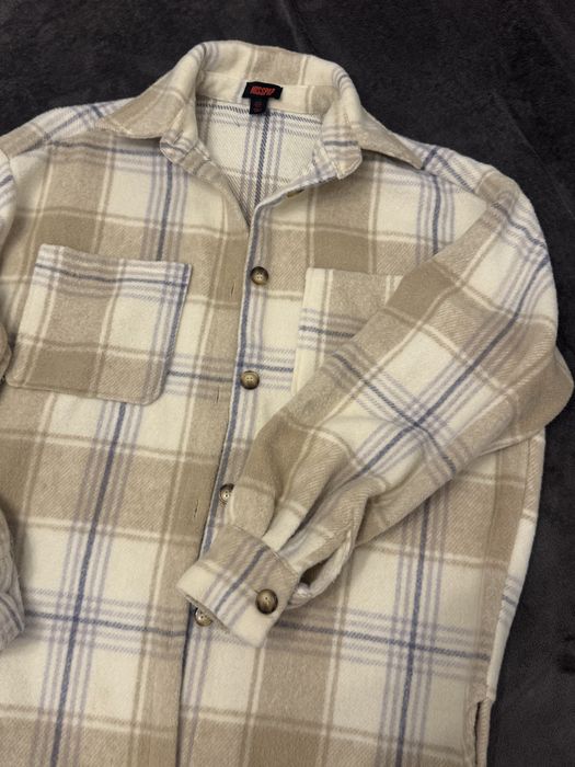 Дуже тепла шертяна сорочка молочна тепла шерсть