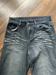 Spodnie Baggy M Jeansy ciemne szerokie