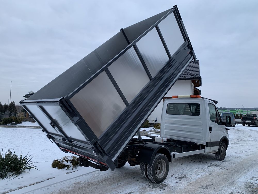 Zabudowa wywrotka kiper wywrot pod zrębkę trawe iveco daily mercedes