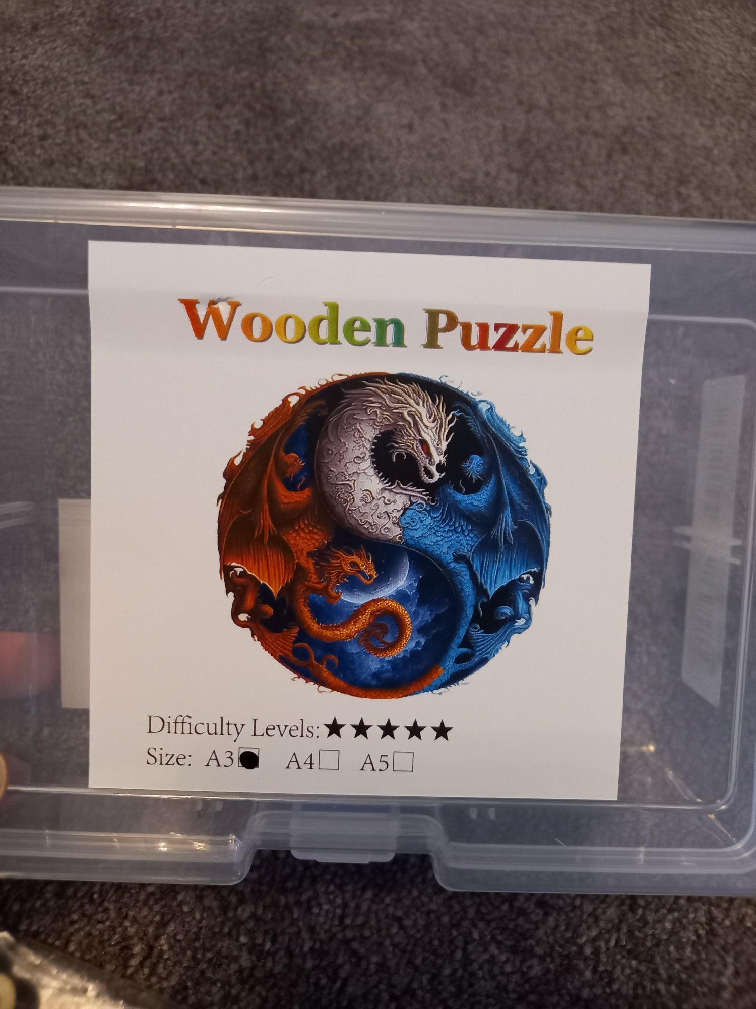 Puzzle drewniane duże A3 idealne na prezent