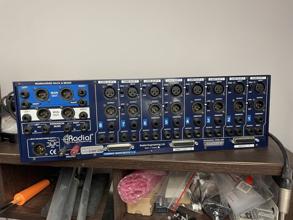 Radial Workhorse, API 500 series rack + SSL VHD pre