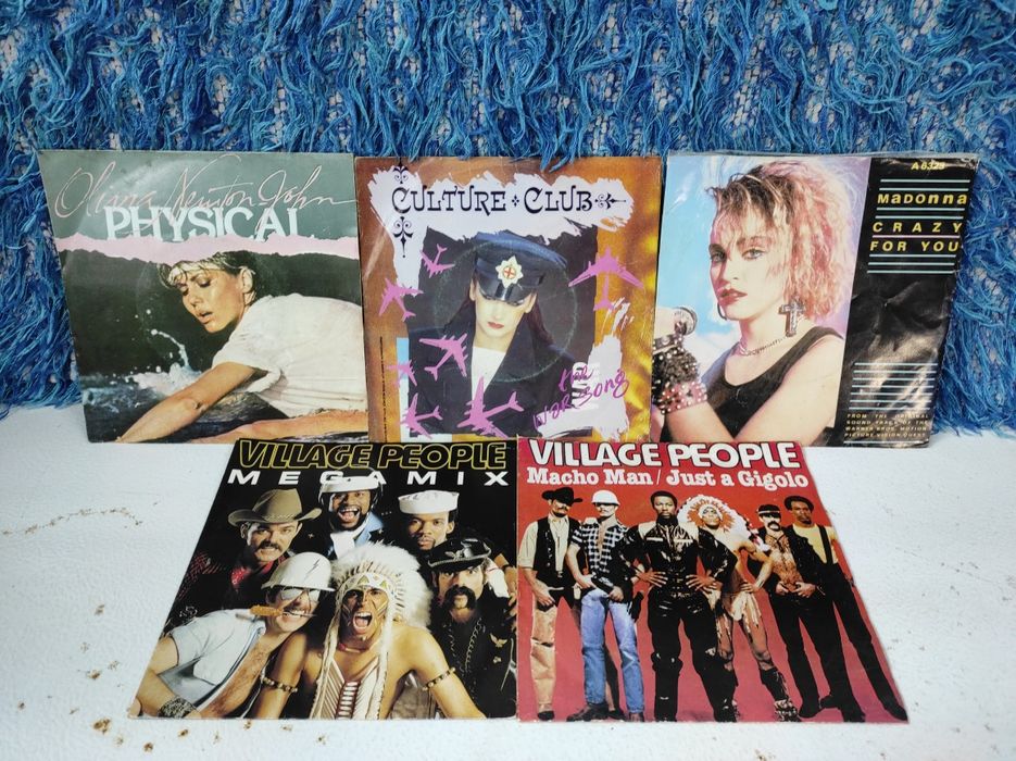Discos vinyl - Madonna/ Culture Club/ Village People/ etc.