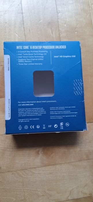 Intel core i5 6600k